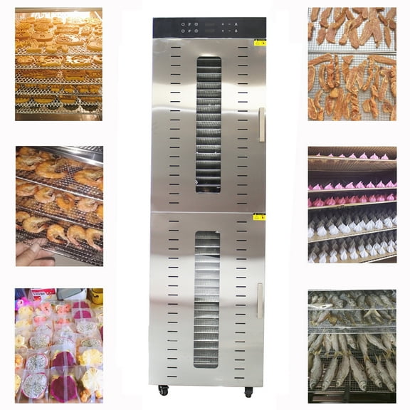 40 Layer Food Dryer Vegetable Fruits Dehydrator Meat Beef Drying Machine Temperature and Time Adjustable 220V
