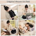 thumbnail image 4 of Weighted Black Cat Plush, Weighted Black Cat Stuffed Animal, Cute Plushies Soft Pillow Toy Gift for Kids Adults 23.6 Inch, 3.1 Lbs, 4 of 7