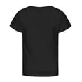 thumbnail image 4 of WERYOUNG Girl's T-Shirts 100 Days Of School Short Sleeve Crewneck Kids Letter T Shirts Daily Wear Loose Fit Tee Shirts Party Night Stylish Versatile Children Top, 4 of 5