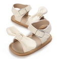 thumbnail image 3 of Infant Baby Boy Girl Sandals Outdoor Shoes Soft Sole Non-slip Bow Decoration Shoes, 3 of 8