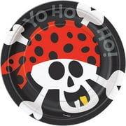 7" Pirate Paper Dessert Plates, 8ct by Unique Industries