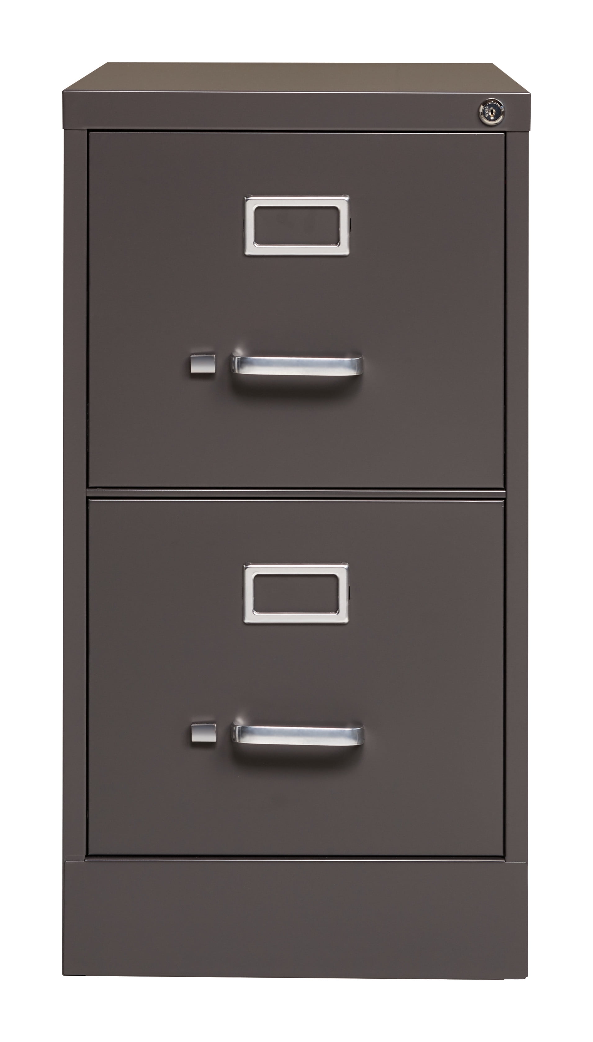Hirsh 26.5 inch Deep 2 Drawer Letter Width Vertical File Cabinet in Charcoal 