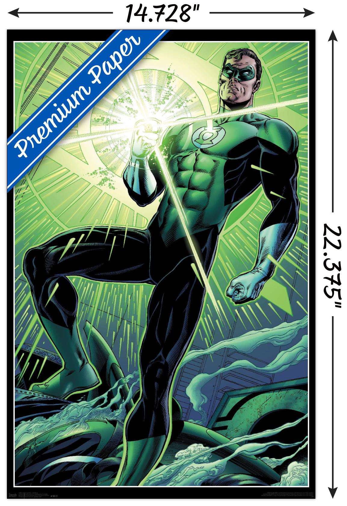 DC Comics - The Green Lantern - Hal Ring Wall Poster, 14.725" x 22.375"
