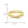 thumbnail image 3 of Ladies 10K Yellow Gold 4mm Polished Wedding Band Ring, 3 of 5