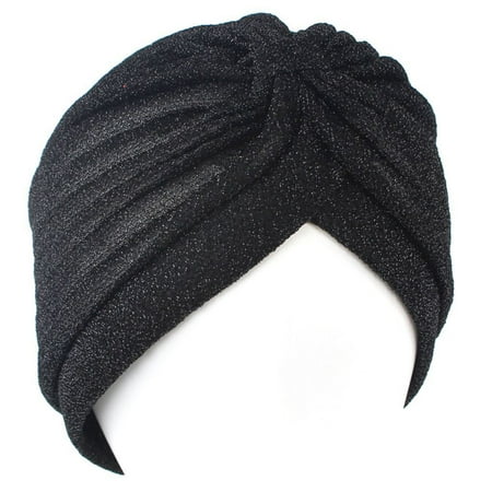 - Twist Pleated Hair Wrap Stretch Turban Ruffle Chemo Pre Tied Turban Cap Hair Wrap Cover Up