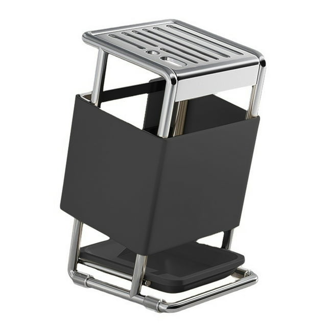Fesfesfes Countertop Knife Storage Block Stainless Steel Blade Multi Slot Cutlery Organization Chef Tool Rack for Kitchen Countertops Culinary