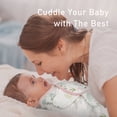 thumbnail image 2 of Gllquen Baby Adjustable Easy Swaddle Blanket 100% Organic Cotton Newborn Wrap, 3 Pack for 0-3 Months Infants, Find Spring, 2 of 9