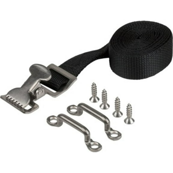 Sea-Dog 359995-1 Nylon Gas Tank Strap Kit - 6" x 1" Strap