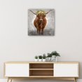 thumbnail image 2 of Cuadro Decorativo - Lady Longhorn Jr Impresión en canvas, estrechado, 2 of 2