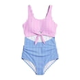 thumbnail image 2 of MEZZALL Children Swimsuit Girls One-Pieces Monokini Hollow Design Swimwear For Tween Lightweight Sun Beachwear Stylish Summer Flower Print Bathing Suit, 2 of 3