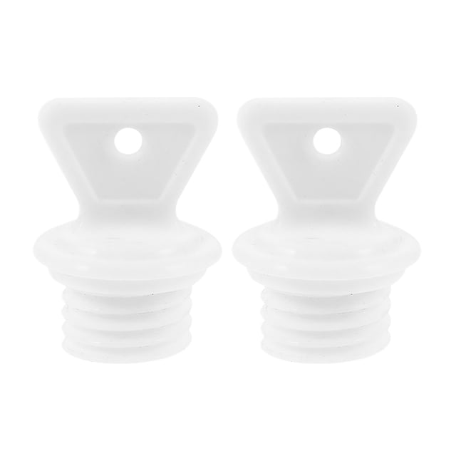 Shisuyan 2pcs Replacement Hot Water Bottles Stopper Plastic Hot Water Bags Sealing Cap Leakproof Hot Water Sack Cap Plastic Stopper For Hot Water Bags