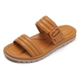 thumbnail image 2 of Zapatos Verano Sandalias Playa Dos Bandas Punta Abierta Cómodo para Mujer Elegante, 2 of 9