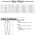 thumbnail image 3 of Inleife Womens Pants Clearance Women's Summer High Waisted Pants Casual Ankle Length Work Office Trouser With Pockets, 3 of 8
