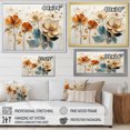 thumbnail image 4 of Designart "Yellow Botanical composition II" Abstract Botanicals Floater Framed Wall Art Print, 4 of 7