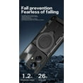 thumbnail image 3 of Magnetic Phone case compatible Oppo Realme 10 Pro Plus 5G, Slide Camera Lens Protection and Built in 360 Rotatable Ring Holder Cheap and fine, 3 of 5
