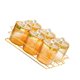 thumbnail image 5 of Tarros de frutas secas con tapa, contenedor de almacenamiento de alimentos para el comedor, fiesta, frutos secos Ámbar 6 cuadrículas, 5 of 9