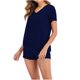 thumbnail image 4 of Conjuntos de Pijama Para Mujer, Ropa de Dormir de Manga Corta, Jersey Informal Liso, Conjunto de Dos Piezas Con Cuello en V, Ropa de Dormir Para El Hogar Odeerbi  ODB120403, 4 of 8