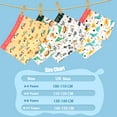 thumbnail image 6 of Boys' Boxer Briefs, 4 Pairs of Cotton Cartoon Pattern Briefs for Boys 2-12 Years Old, 6 of 7