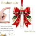 thumbnail image 3 of 2 Pcs Christmas Cash Gift Ornaments, Acrylic Money Holders for Tree Decor, Christmas Holder Ornaments, Festive Storage Hanging Charms, Money Holder Pendants, Decorative Gift‑Keeping Trinkets, 3 of 3