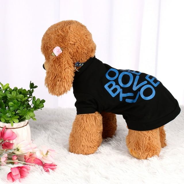 Dog T Shirt Puppy Pet Cat Sweatshirt Tops Clothes Apparel Vest Costume, #4, XS