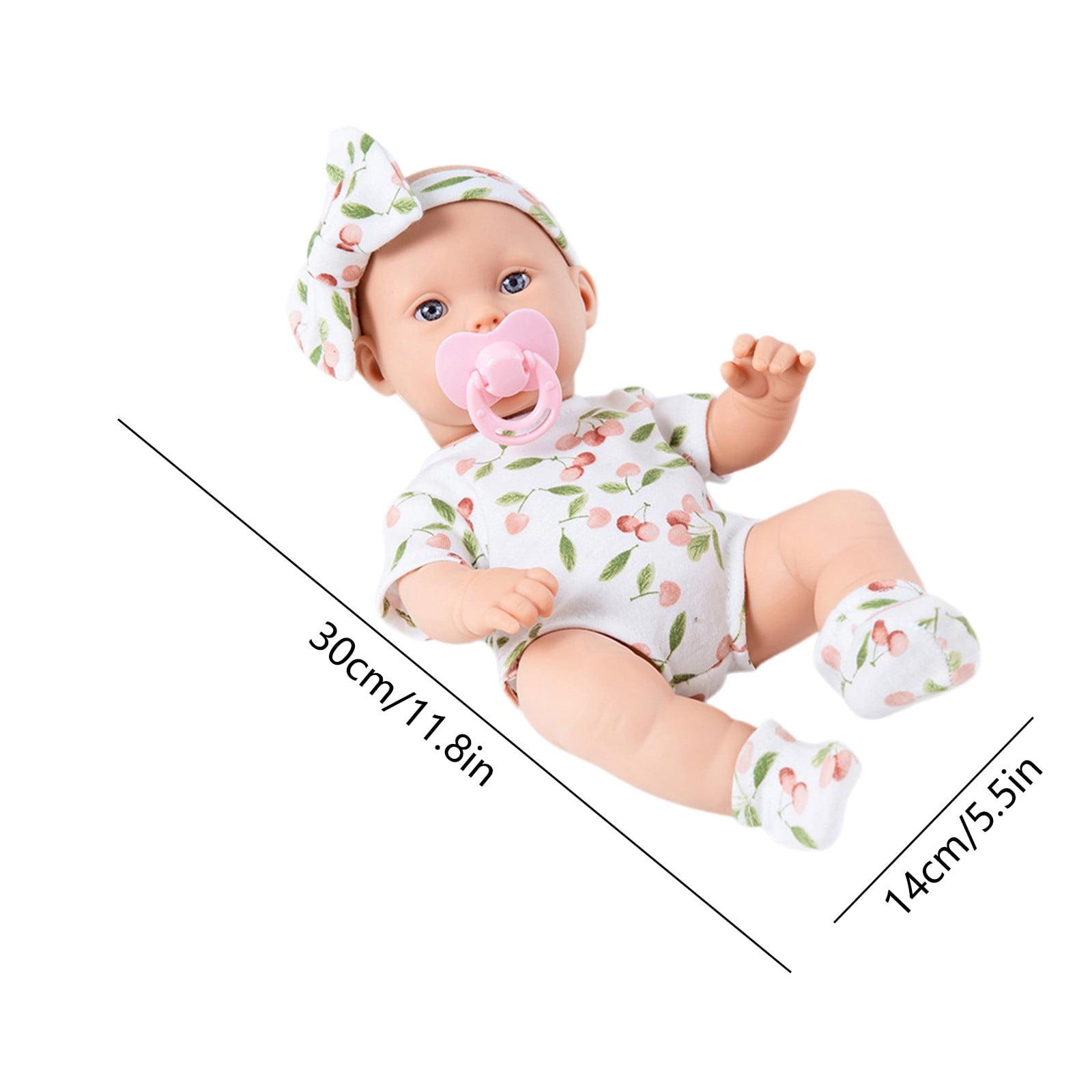 Realistic Reborn Baby Dolls - 12 Inch Real Life Baby Dolls Girl Lifelike Baby Doll with Accessories Cute Infant Figurine Gifts for Teens Girls Boys Toddlers Kids 3+ Years Old