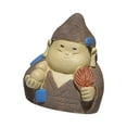 thumbnail image 4 of Mini estatua inmortal china de arcilla púrpura, adorno de mesa, recuerdo realista Ji Gong, 4 of 9