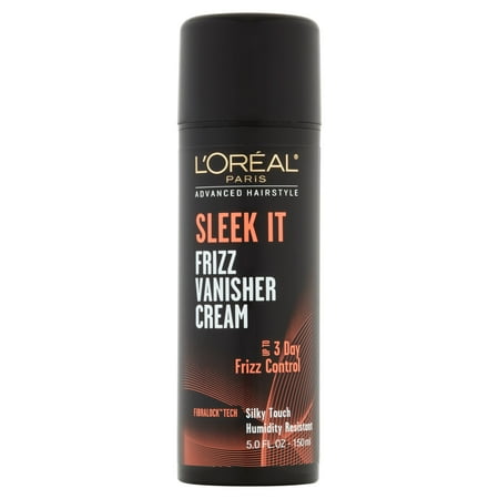 L'Oreal Paris Advanced Hairstyle SLEEK IT Frizz Vanisher Cream, 5 Fl (The Best Hair Cream)