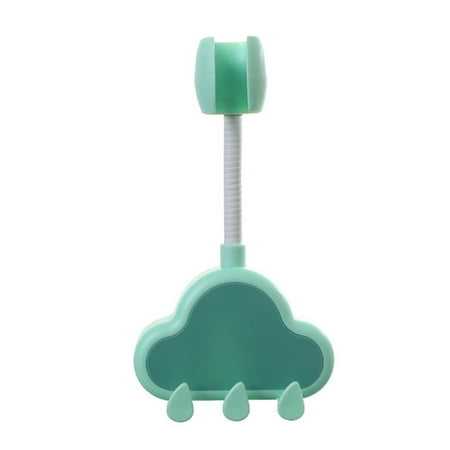 

CHAOMA Cloud Shower Head Holder Adjustable 360°Bracket with Hooks Wall Mount