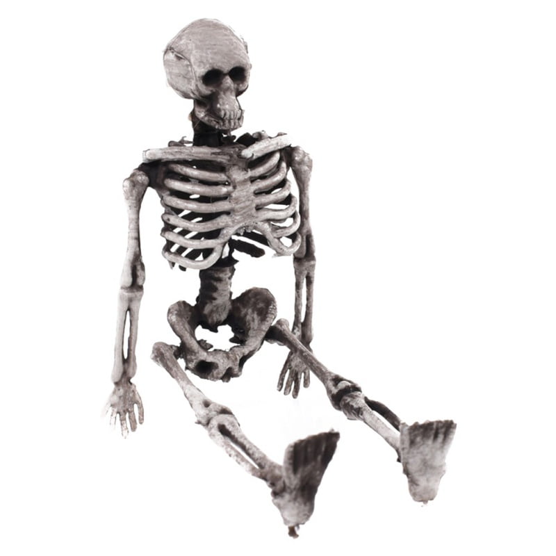 Skeleton Human Model Skull Full Body Mini Figure Toy Phone Hanger Halloween