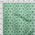 thumbnail image 3 of oneOone Viscose Chiffon Mint Green Fabric Asian Ikat Craft Projects Decor Fabric Printed By The Yard 42 Inch Wide, 3 of 4