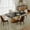 Matte Black & Bronze, variant on POVISON 63" Modern Dining Table for 4, Rectangular White Glossy Sintered Stone Dining Table with Bronze Carbon Steel Legs