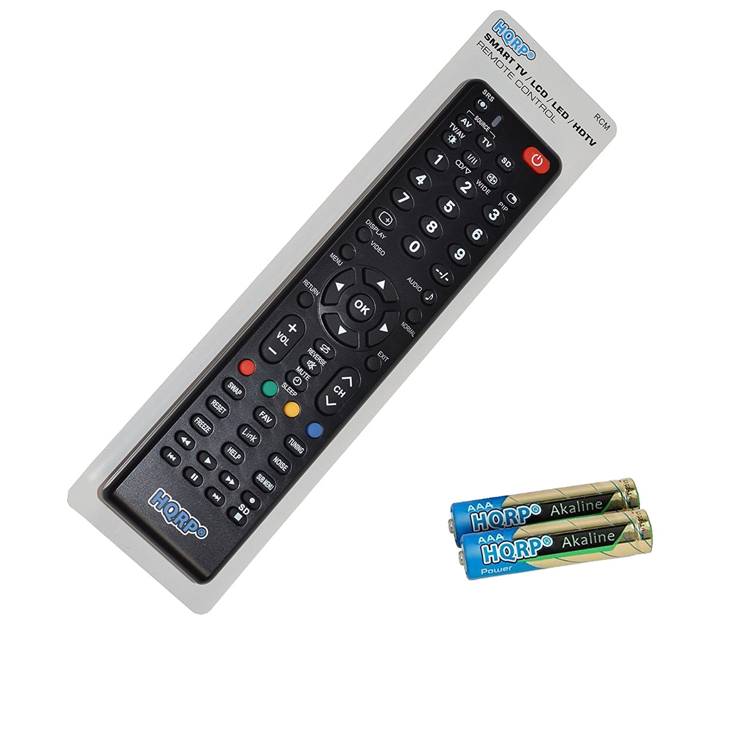 HQRP Remote Control for Panasonic TC-L32X1, TC-L32X2, TC-L32X30, TC-L37C22,  TC-L37D2 HD TV Smart