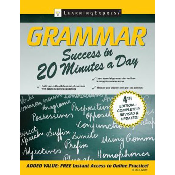 Pre-Owned Grammar Success in 20 Minutes a Day (Paperback) 1611030900 9781611030907
