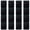 Black*16, variant on Grippers for Rug Pad, Non-Slip Rug Gripper, Carpet Gripper Tapes for Hardwood Floors and Tile, Reusable and Washable Area Carpet Tape, Double-Sided Adhesive Pads, 4 Pcs, 3.15x2.36"