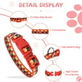 thumbnail image 2 of PcEoTllar Dog Collar with Geometric Patterns – Colorful Stylish & Durable Nylon Dog Collar for Small Medium Large Dogs (Magic Cube, Small), 2 of 8