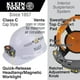 thumbnail image 2 of Gorro duro Klein Tools 60113RL, faro recargable, ventilado, estilo gorra, acolchado, autoabsorbente, 2 of 9