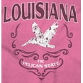 thumbnail image 2 of Cute Louisiana Pelican State Pride Women's Graphic T Shirt Tees Brisco Brands L, 2 of 6