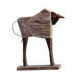 thumbnail image 3 of Figura de toro moderna, adorno de mesa, escultura de buey de resina decorativa pintada a mano, 25 x 6,5 x 30 cm, para sala de estar, multiusos, 3 of 9