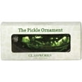 thumbnail image 2 of Christmas Holiday Traditional Glass Pickle Ornament - 4" x 1.5", 2 of 2