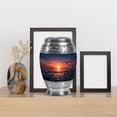 thumbnail image 4 of MUKTIVE Music Funeral Urn for Human Ashes, Keepsake Sunset Memorial Urns for Adult Male, Ocean Burial Urn for Ashes for Women, Blue Cremation Urns for Female, Decorative 3 Inch Ash Holder, 4 of 7