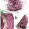 thumbnail image 4 of FUNUONY Women's Organza Church Kentucky Derby Fascinator Bridal Tea Party Wedding Hat Derby Hats for Women Cloche Bowler Hat Cocktail Party Wedding Sun Hat Uv Protection Packable Wide Brim Hats Party, 4 of 8