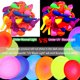 thumbnail image 3 of Globos UV de neón, paquete de 110 unidades, artículos para fiestas que brillan en la oscuridad, 3 of 7