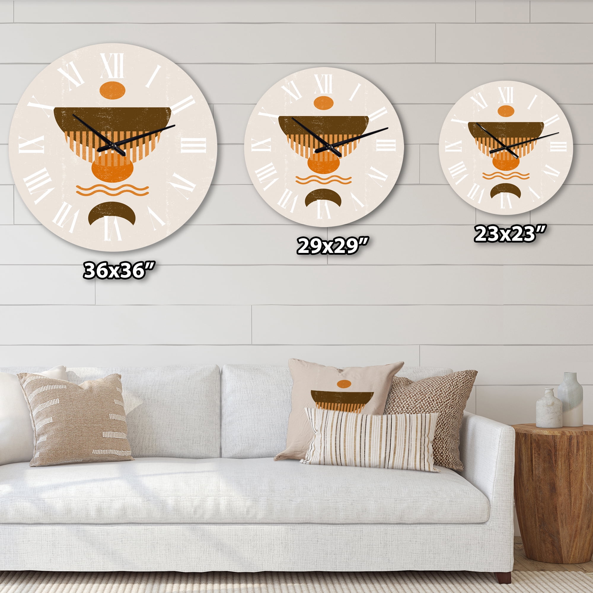 Designart 1 in Quartz Modern/Contemporary Wall Clock