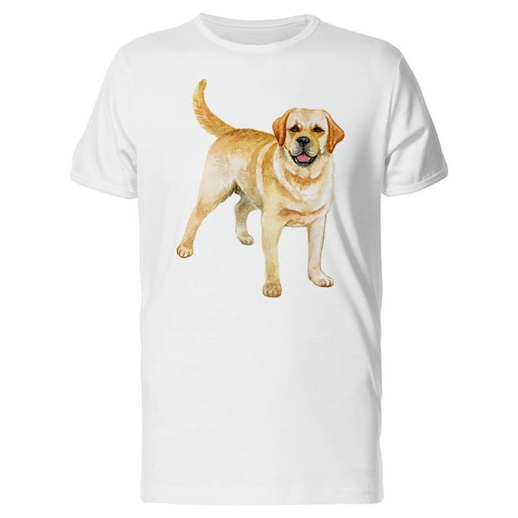 Golden Retriever In Watercolor Tee Men's -Image by Shutterstock