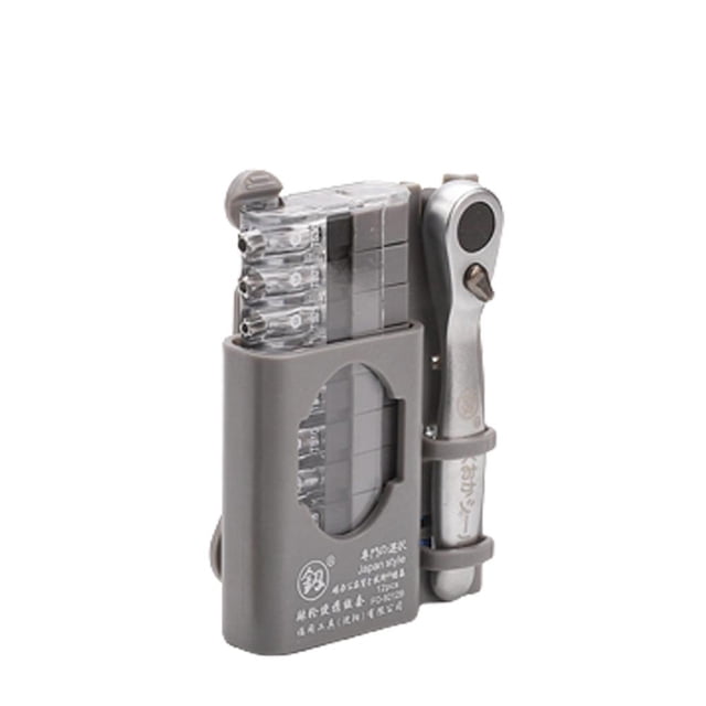 Feltree Mini Reverse Screwdriver Combination Set - Multifunctional Slotted Slotted Screwdriver Household Hand Tools