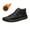 Black, variant on Leesechin Clearance Men's Shoes High-top Outdoor Men's Casual Shoes Slim Leather Shoes