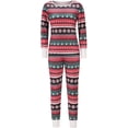 thumbnail image 3 of Asskyus Women’s Pajamas Tops and Pants Sets Cotton Racks, Ladies Long Sleeve Pants Christmas Printing, 3 of 6