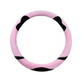 thumbnail image 2 of Cute Cat Ear Steering Wheel Cover Winter Warm Plush, Soft Non-Slip Grip Handle Protector, Fuzzy Cartoon Style Wheel Cover for Women Girls Car Accessories and Interior Decor, 2 of 6