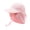 Pink, variant on Baby Sun Hat with Neck Flap UPF 50+ Adjustable Baby Boys Girls Summer Beach Hat for Traveling Swim Hat