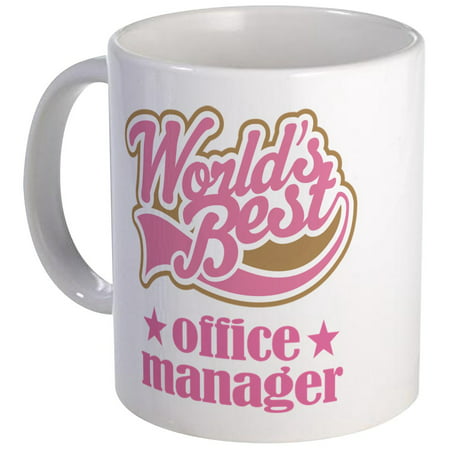 CafePress - Office Manager (Worlds Best) Gift Mug - Unique Coffee Mug, Coffee Cup